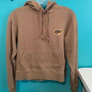 RVCA tan hoodie